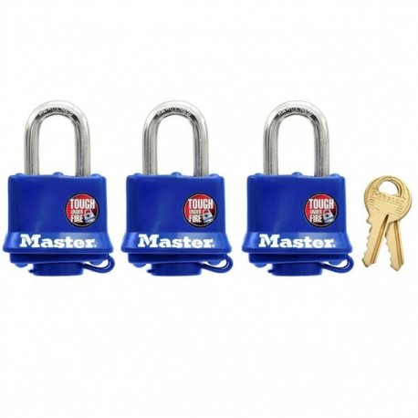 CANDADOS LAMINADOS 40MM RECUBIERTO 3PK - Envío Gratuito