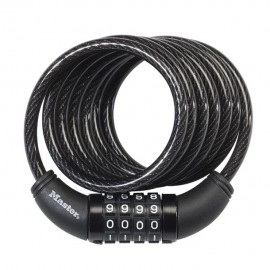 CABLE CON COMBINACION 1.8MX8MM MASTER LOCK - Envío Gratuito
