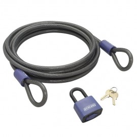 CABLE FLEXIBLE CON CANDADO 15"X3X8 - Envío Gratuito