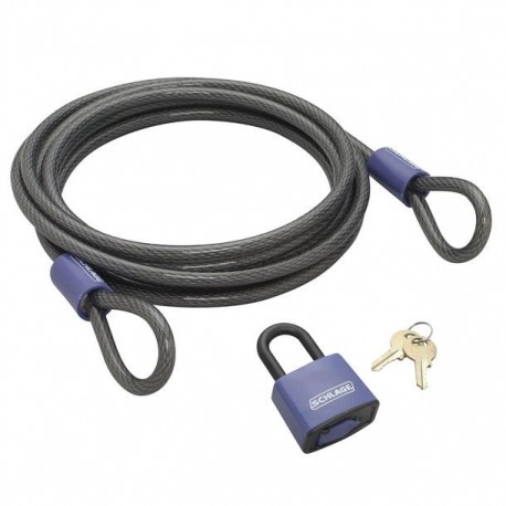 CABLE FLEXIBLE CON CANDADO 15"X3X8 - Envío Gratuito