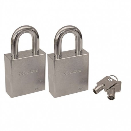 CANDADO MAX SEG ACERO SOLIDO 2PK MASTER LOCK - Envío Gratuito