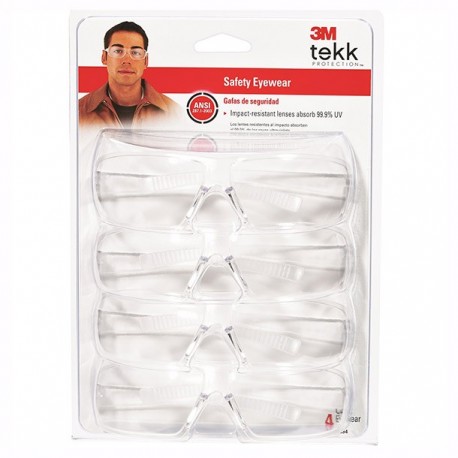 LENTES SEGURIDAD 4PK - Envío Gratuito