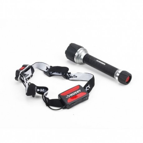 CONJUNTO DE LINTERNA 2AA Y FARO 3AAA HUSKY - Envío Gratuito