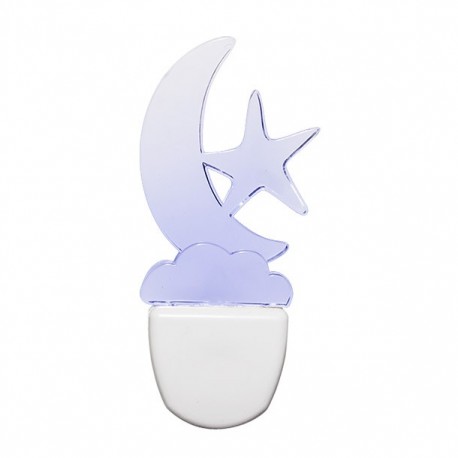LUZ DE NOCHE LED ESTRELLA Y LUNA - Envío Gratuito