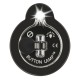 EMPAQUE 6 PIEZAS LÁMPARAS LED ADHESIVAS CLARO Y NEGRO BUTTON LAMP - Envío Gratuito