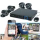 DVR 8 CANALES CON 4 CÁMARAS 720P - Envío Gratuito
