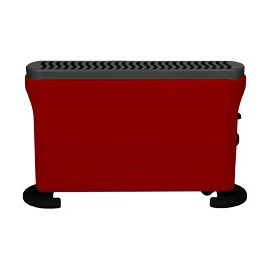 CALEFACTOR CONVECCIÓN ROJO - Envío Gratuito