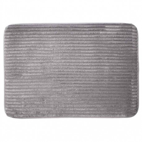TAPETE MEMORY FOAM LINES GRIS 40X60 CM - Envío Gratuito