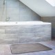 TAPETE MEMORY FOAM LINES GRIS 40X60 CM - Envío Gratuito