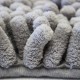 SHAGGY CORAL GRIS 40 X 60 CM - Envío Gratuito