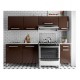 COCINA BERTOLINI ACERTO ITALIA 2.40MT CAFE - Envío Gratuito