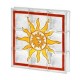 VIDRIO BLOCK VITRAL REY SOL 9 PIEZAS INDEX INTERCIOL - Envío Gratuito