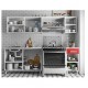 COCINA ACERO ITALIA 2.4 M ROJA - Envío Gratuito