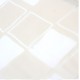 CORTINA PARA BAÑO EVA BEIGE MOSAIC - Envío Gratuito