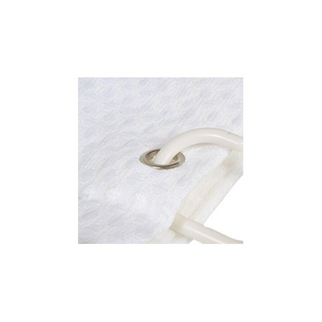 CORTINA DE BAÑO HOTELERA BLANCO POLYESTER - Envío Gratuito
