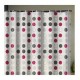 CORTINA PARA BAÑO EVA MODELO TWISTER GRAY 180X180 CM - Envío Gratuito