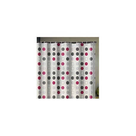 CORTINA PARA BAÑO EVA MODELO TWISTER GRAY 180X180 CM - Envío Gratuito
