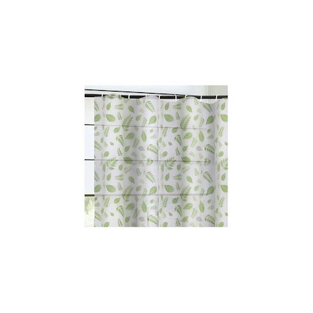 CORTINA PARA BAÑO EVA MINT LEAVES - Envío Gratuito