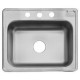 TARJA SENCILLA ACERO INOX 65X56 CM - Envío Gratuito
