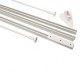 RIEL FLEXIBLE PARA CORTINA DE BAÑO BLANCO - Envío Gratuito