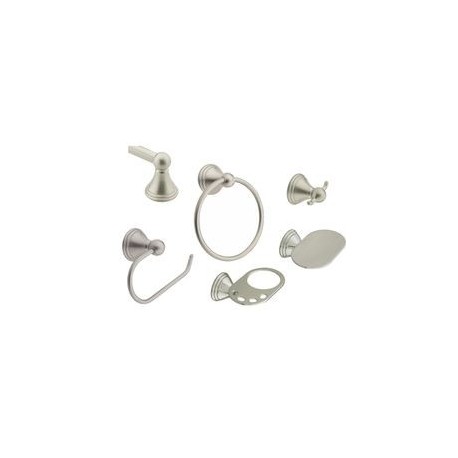 JUEGO DE ACCESORIOS DE BAÑO PRESTON 6 PIEZAS NÍQUEL - Envío Gratuito