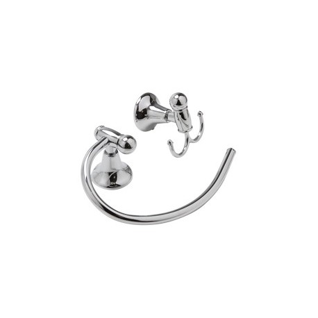 JUEGO DE ACCESORIOS DE BAÑO BELCY 6 PIEZAS CROMO SATINADO - Envío Gratuito