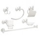 JUEGO DE ACCESORIOS DE BAÑO BELCY 6 PIEZAS CROMO SATINADO - Envío Gratuito