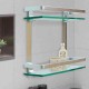 REPISA DE ALUMINIO 2 NIVELES PARA BAÑO - Envío Gratuito