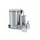 SET DE BAÑO ACERO INOXIDABLE (6 PIEZAS) - Envío Gratuito