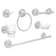 JUEGO DE ACCESORIOS DE BAÑO HANNOVER 6 PIEZAS CROMO PULIDO - Envío Gratuito