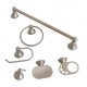 JUEGO DE ACCESORIOS DE BAÑO PRESTON 6 PIEZAS PEWTER MATE - Envío Gratuito