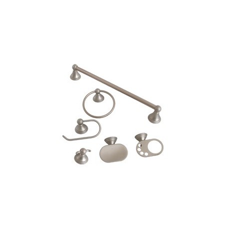 JUEGO DE ACCESORIOS DE BAÑO PRESTON 6 PIEZAS PEWTER MATE - Envío Gratuito