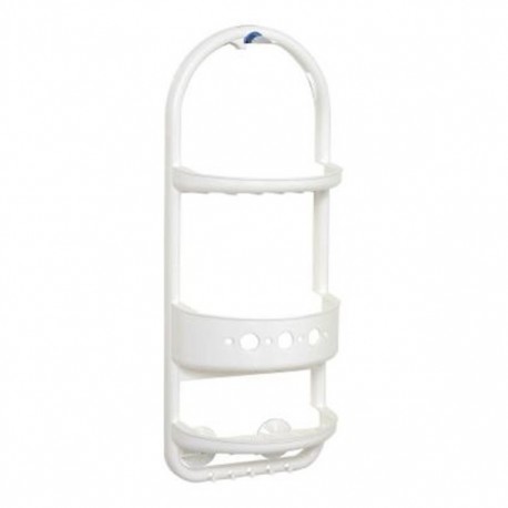 CADDY DE BAÑO DE PLÁSTICO ESMERILADO - Envío Gratuito