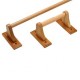 JUEGO DE ACCESORIOS DE BAÑO LEYVA 4 PIEZAS MADERA - Envío Gratuito