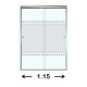 CANCEL CORR CT MED 1.15X1.87MT NATURAL - Envío Gratuito
