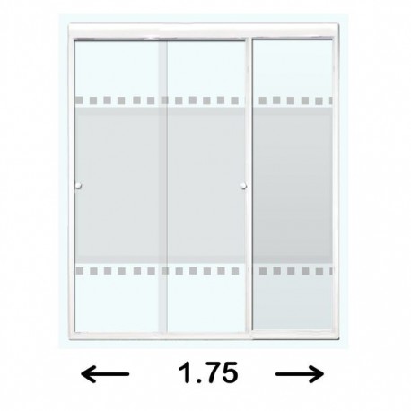 CANCEL CORR CT MED 1.75X1.87MT BLANCO - Envío Gratuito