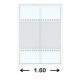 CANCEL CORR CT MED 1.60X1.87MT BLANCO - Envío Gratuito