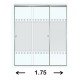CANCEL CORR CT MED 1.75X1.87MT NATURAL - Envío Gratuito