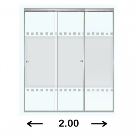 CANCEL CORR CT MED 2.00X1.87MT NATURAL - Envío Gratuito