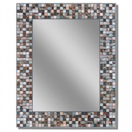 ESPEJO MOSAICOS BRONCE - Envío Gratuito