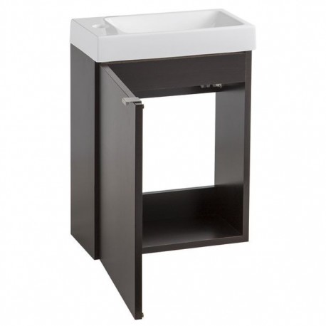 MUEBLE PARA BAÑO 16 " MONZA CHOCOLATE - Envío Gratuito