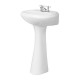 LAVABO/PEDESTAL PCK AUSTRIA 4" BCO - Envío Gratuito