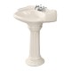 LAVABO/PEDESTAL PACK ROYALTYII 4" HUESO (474563) - Envío Gratuito
