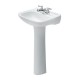 LAVABO/PEDESTAL PCK COSMOS 4" BCO - Envío Gratuito