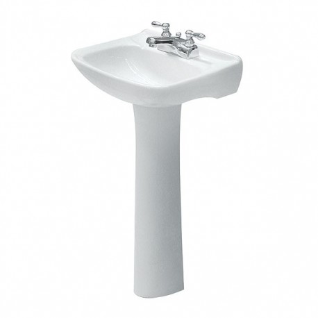 LAVABO/PEDESTAL PCK COSMOS 4" BCO - Envío Gratuito