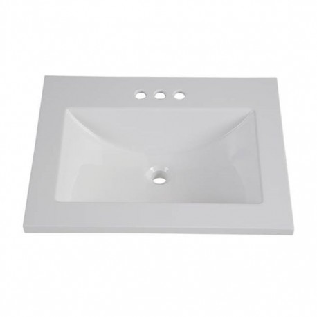 LAVABO ALPINE 24'' BLANCO - Envío Gratuito