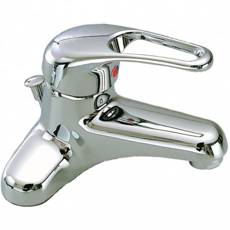 MEZCLADORA MONOMANDO PARA LAVABO CAMELIA CROMO - Envío Gratuito