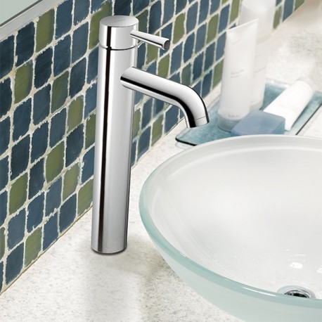 MEZCLADORA MONOMANDO PARA LAVABO OVALÍN CHARMANT CROMO - Envío Gratuito