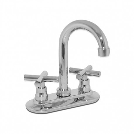 MEZCLADORA PARA LAVABO 4" CROMO - Envío Gratuito