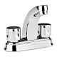 MEZCLADORA ANTEA LAVABO 4" CROMO - Envío Gratuito